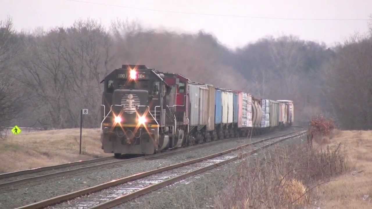 IC SD70 1003 Working Upgrade at Cardigan Jct - YouTube