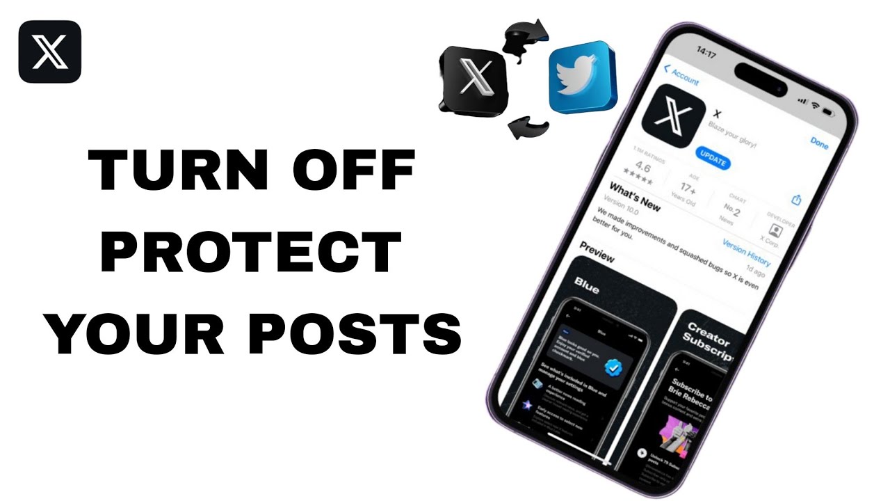 How To Turn Off Protect Your Posts On X Twitter App - YouTube