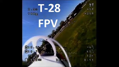T-28 FPV with Headtracker - 4th Flight