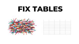 Fix Ugly Word Tables — 2 Simple Changes