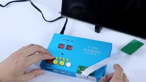 New Vision EDP LCD Panel Tester - How to Test eDP LED LCD Screen - Support 4K LCD Tester V-by-one