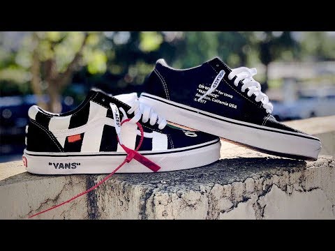 off white vans old skool custom