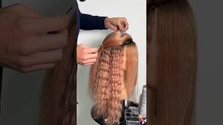 Penteado FÁCIL com ARGOLAS e ONDAS #hairstyle #hairtutorial #hairhack #tutorial #shorts