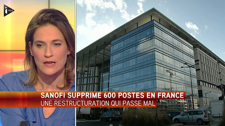 Sanofi va supprimer 600 postes en France