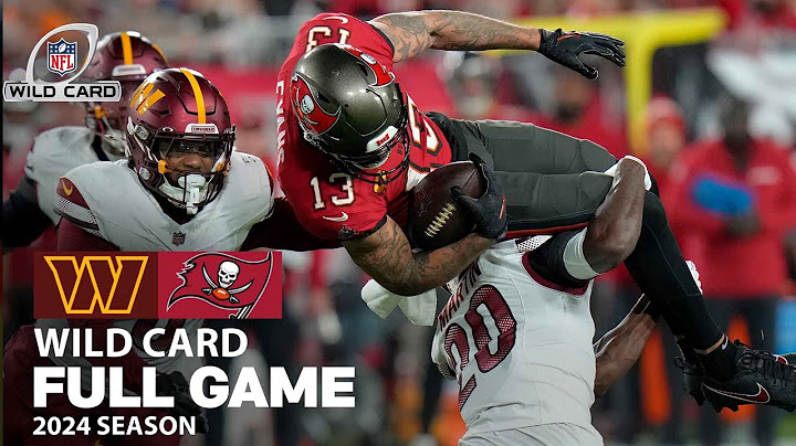 Washington Commanders vs. Tampa Bay Buccaneers FULL GAME | Wild Card 2024 Season