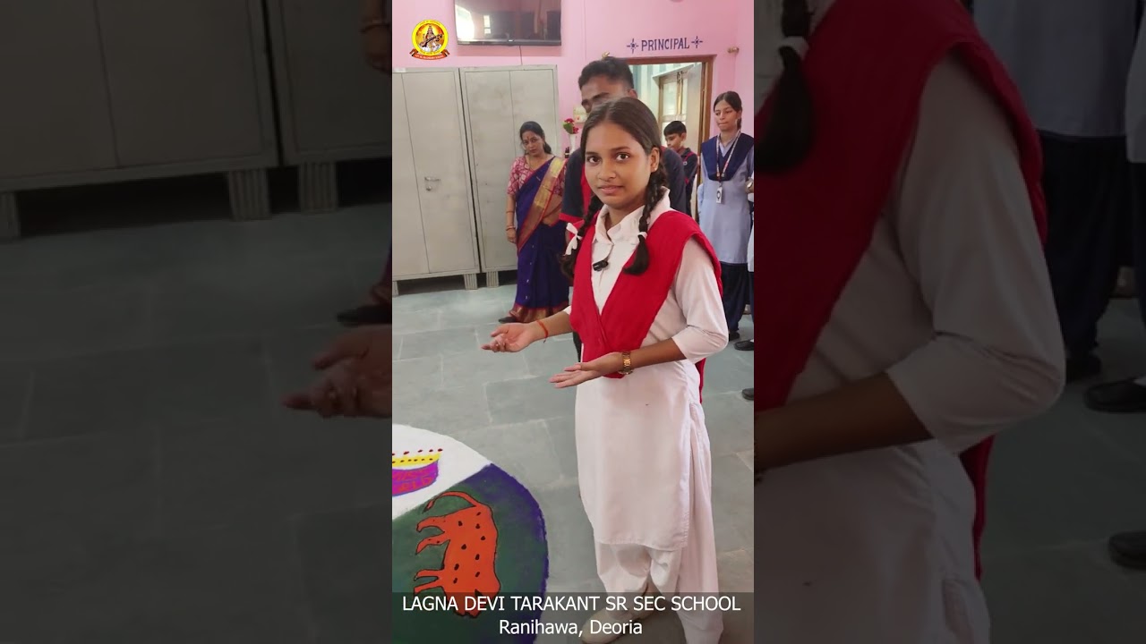 Rangoli Making on 18 Oct 2025 | Lagna Devi Tarakant Sr Sec School
