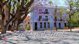Ambient Sant Joan d'Alacant Walk | Parks, Landmarks & Coast 4K 🇪🇸