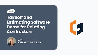 Takeoff and Estimating Software Demo for Painting Contractors