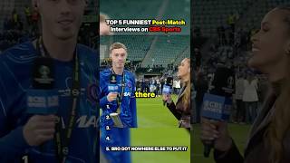 TOP 5 FUNNIEST Post-Match Interviews on CBS Sports 🤣💀