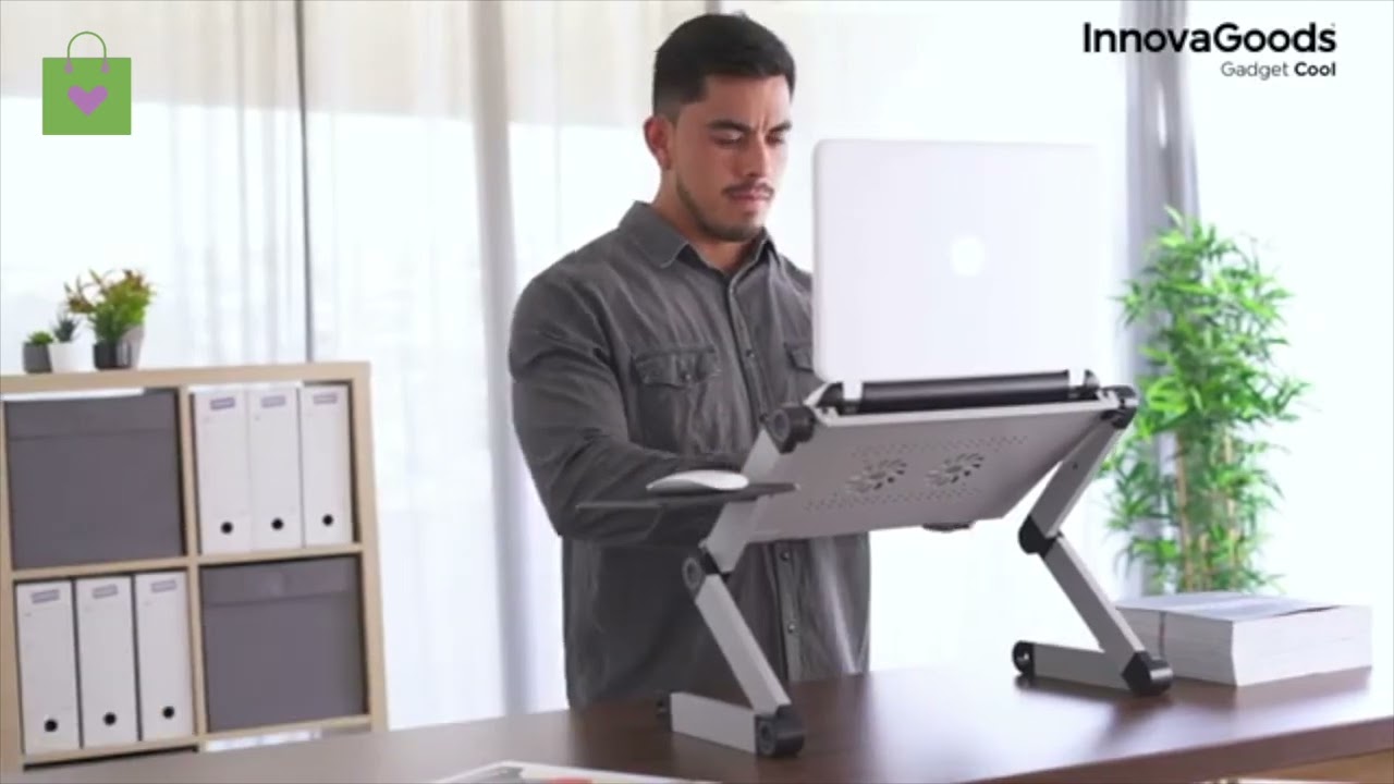 EINSTELLBARER LAPTOP-TISCH MIT MEHREREN POSITIONEN OMNIBLE INNOVAGOODS