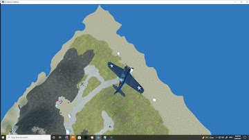 Douglas Dauntless SBD model shown in Godot game.