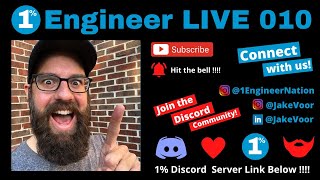 1% Engineer LIVE 010 | Engineering Student & Career Questions