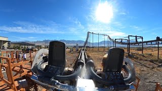 Axis Prototype Roller Coaster Horizon Locked 4K POV! | S&S Worldwide Utah [No Copyright] Wealth