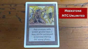 Meekstone from the Unlimited Expansion of Magic the Gathering