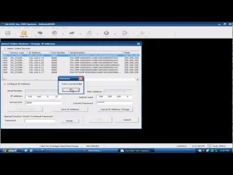 Configuring an IP Camera Using the VISIX IP Setup Utility