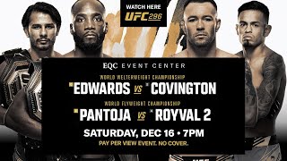 UFC 296 Main Card BREAKDOWN, Ian Garry OUT! Colby Covington VS Leon Edwards! #UFC #UFC296