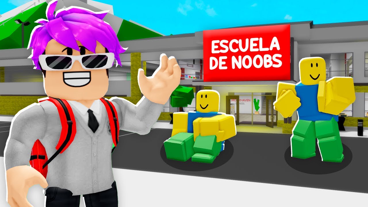 FUI A LA ESCUELA DE NOOBS en BROOKHAVEN