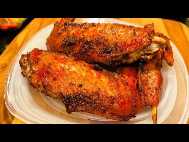 Air Fryer Buffalo Turkey Wings - The Busted Oven