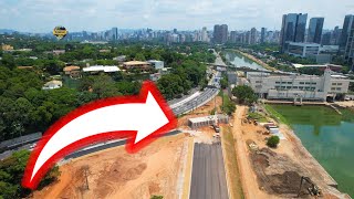 OBRAS DESVIO DA MARGINAL PINHEIROS AVANÇA E JÁ VEMOS O NOVO TÚNEL DE ACESSO PRA O SHOP CID. JARDIM