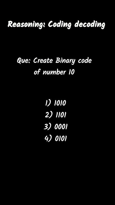 Reasoning Questions based on Coding Decoding for IBPS Banking aspirants ...
