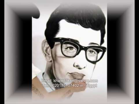PORTRAIT DRAWING BUDDY HOLLY