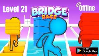 BRIDGE RACE Mobile Offline Game P-21 #new #trending #viral #gaming screenshot 4