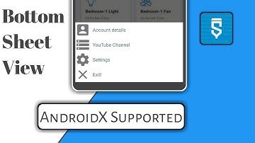 How To Make a Bottom Sheet View In Sketchware | AndroidX Supported.