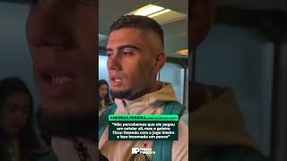 VEJA O QUE ANDREAS PEREIRA FALOU NA ZONA MISTA DE PALMEIRAS 2 X 1 SPORTING CRISTAL NA LIBERTADORES