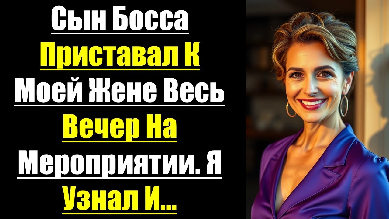 Сын босса приставал к моей жене весь вечер на мероприятии. Я узнал и