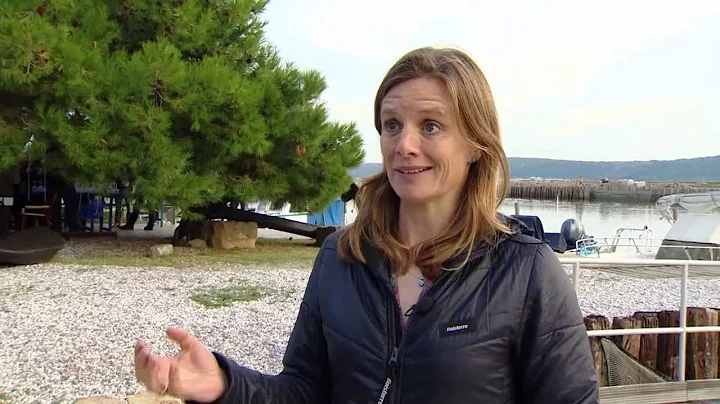 At Healthy Seas kickoff event in Slovenia: Heather...