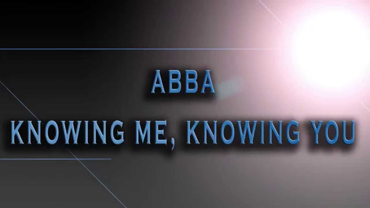 ABBAKnowing Me, Knowing You [HD AUDIO] YouTube