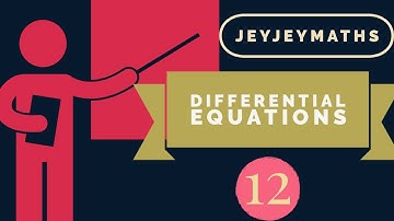 DIFFERENTIAL EQUATIONS PART 12 Prepared by BINOY XAVIER MSc,BEd,SET