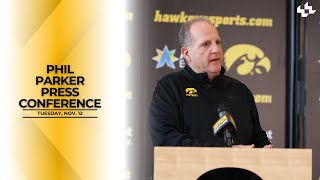Iowa DC Phil Parker discusses Hawkeyes' defense | Tuesday, Nov. 12