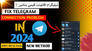 How To Create Telegram Account In Pakistan | HOW TO FIX TELEGRAM CONNECTING PROBLEM