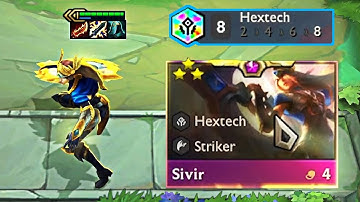 Sivir⭐⭐⭐ + 8 Hextech | TFT Set 6.5