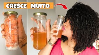 MEL DE CENOURA CASEIRO para o cabelo crescer mais rápido | Projeto Rapunzel 😱