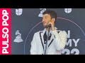 SEBASTIAN YATRA celebra su gran noche backstage en los LATIN GRAMMYS 2022