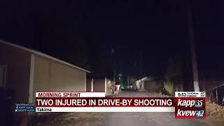 Two injured in drive-by shooting