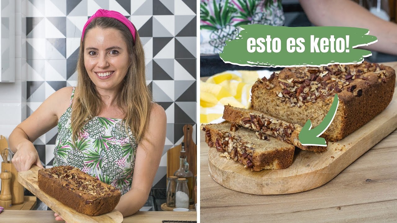 Pan de Banana KETO, sin harina ni azúcar!
