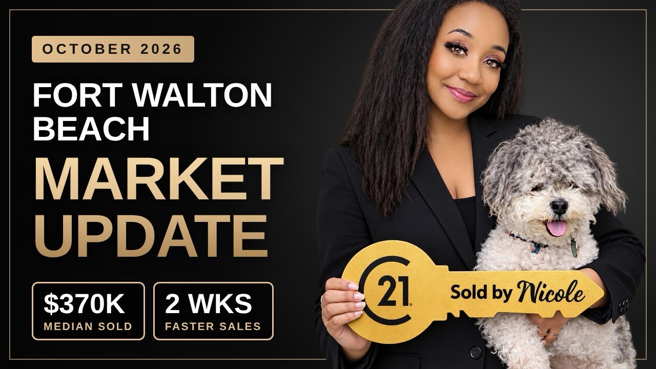 Fort Walton Beach market update video with Nicole and Bentley