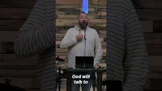 Confrontation...God won't give you an outside experience until you've had an inner experience.