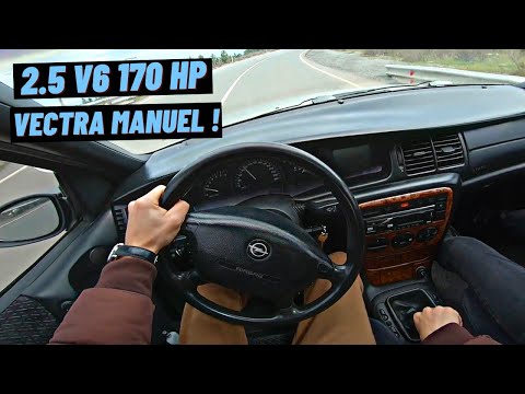 TURBO DÜŞMANI ATMOSFERİK ! MANUEL OPEL VECTRA 2.5 V6 POV SÜRÜŞ