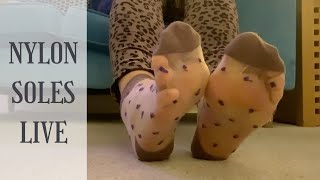 🎥 Nylon Soles Live | Cozy Vibes & Velvet Style 🍒💋🦶