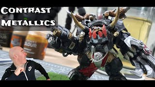 Painting Ghazghkull: Using Contrast with Metallics