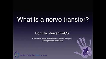 1 minute masterclass: What is a nerve transfer?