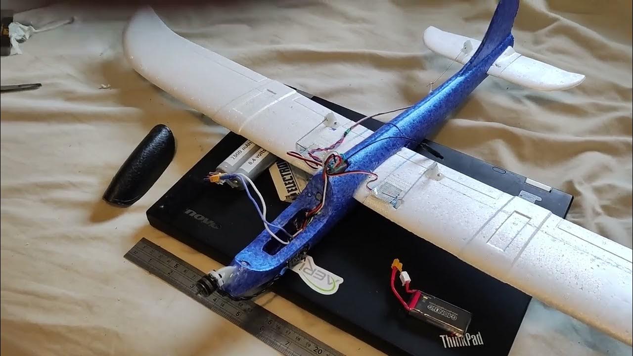 Mini Lidl foam chuck glider RC conversion YouTube