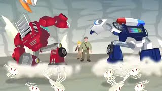 Transformers Junior 🕷Spiders 🕷Transformers Rescue Bots | Kids Videos