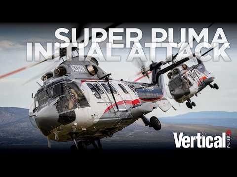 Inside Precision Helicopters' Super Puma Wildfire Operations | Initial Attack Firefighting