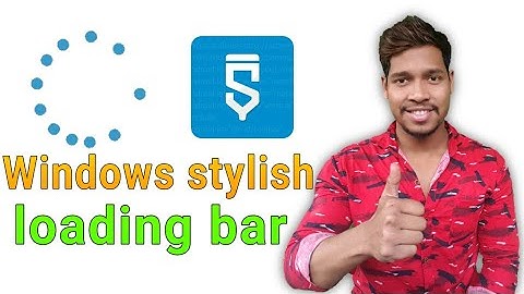 Windows stylish progress bar loading bar in sketchware hindi videos/Aauraparti