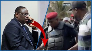 Ousmane Sonko au policier : «Vous appelez Macky pour que ma famille puisse sortir ?»